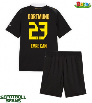 Borussia Dortmund Emre Can #23 Bortaställ Barn 2026-27 Kortärmad (+ Korta byxor)